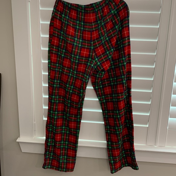Women’s Christmas Plaid thin fleece pajama bottoms pants Large - Picture 5 of 5
